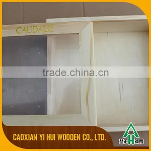 Ancient Style Middle Size Plain Wooden Box thumbnail-2