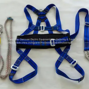 Full Body Safety Harness With Lanyards thumbnail-1