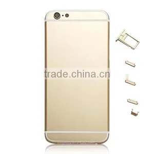 Replacement 24K Gold Plating Original Back Cover Platinum Housing for IPhone 6 6 Plus thumbnail-1