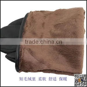 Wholesale Winter Men's Golovs/ Black Leather Glove for Touch Screen/2015 Winter,touch Screen Leather Gloves thumbnail-4