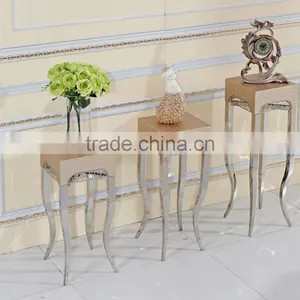 2017 Modern Leather Cover Metal Wedding Flower Stand Decoration With thumbnail-1