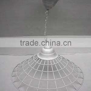 White Powder Coated Ceiling Hanging Lamps Made in Iron thumbnail-1