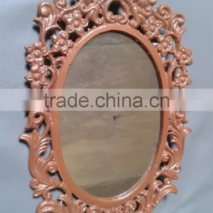 Pink Colour Wall Fancy Mirror thumbnail-1