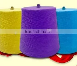 100%Recyled Dope Dyed Cotton Yarn For Gloves thumbnail-2