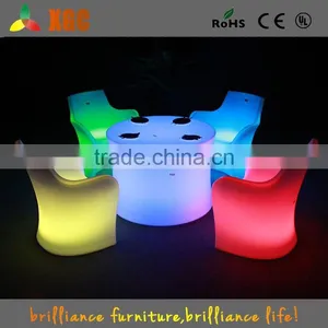 Used Nightclub Furniture Colorful Table and Chairs Set thumbnail-1