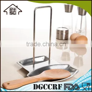 High Quality Stainless Steel Pot Lid and Spoon Holder, Kitchen Spoon Rest thumbnail-2