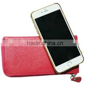 Trade Assurance Supplier Leather Wallet Clutch Mobile Phone Pouch Ladies Clutches Coin Purse thumbnail-4