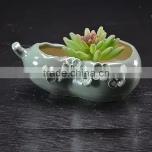 Factory Ceramic Handmade Flower Pot for Garden Plant Decoration thumbnail-3