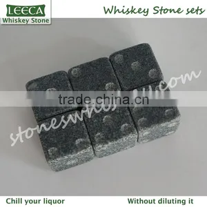 Dice Ice Cube Whiskey Stones | Whiskey Engraved Stones thumbnail-1