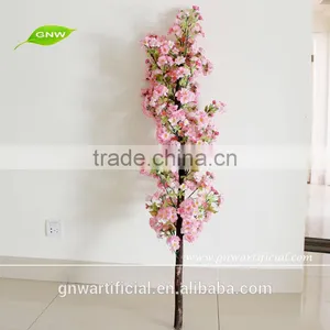 BLS055 GNW Beautiful Indoor Decorative Artificial Cherry Blossom for Wedding Centerpieces thumbnail-1