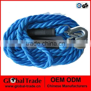 2000 KG Heavy Duty Pull Car Towing Vehicle Road Recovery Hook Tow Rope Tow Rope GS Approved A0506 thumbnail-1