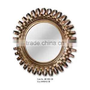 Stainless Steel Framed Decorative Wall Mirror thumbnail-4