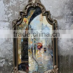 High Quality Home Decoration Handmade Traditional Art Canvas Wall Framed Oil Painting thumbnail-1