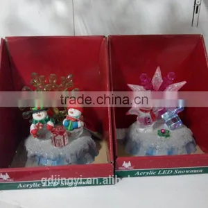 2015Dongguan Acrylic LED Color-changing Snowman and Snowflake thumbnail-5