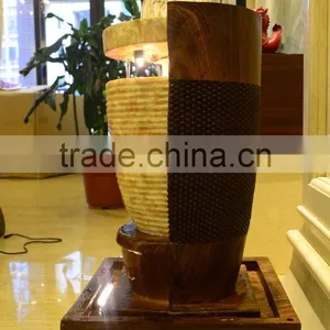 Led Lighting Artificial Resin Water Fountain / Indoor Outdoor Decoration thumbnail-2