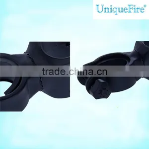 360 Degree Rotation Flashlight Holder Bike U-shaped Clip Stand Handlebar Clamp Riding thumbnail-4