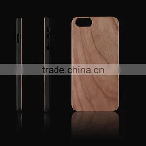 Natural Wooden Wood Bamboo Phone Case For Apple IPhone 6 6s/ Plus 5/5s Cover thumbnail-2