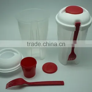 Salad Shaker Set With Fork LS Eplus thumbnail-1
