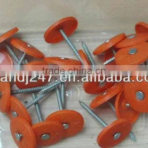Factory Price Ring Nail With Orange Plastic Cap thumbnail-1