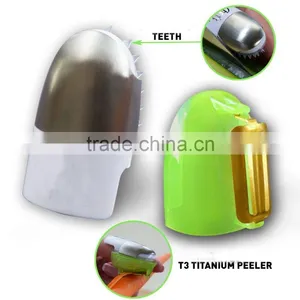 Thumb Protector Kitchen Tool Safe Chop Hand Guard Slice With Peeler thumbnail-1