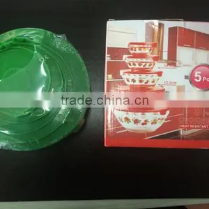 2014 Hot 5pcs Set Cooking Bowl/heat Resistant Glass Bowl thumbnail-5