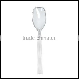Party Essentials Hard Plastic 9" Serving Spoons Clear New Plastic Spoons,custom Plastic Spoons Manfuacturer thumbnail-1
