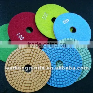 Premium Grade Wet 5" Diamond Polishing Pads Set thumbnail-1