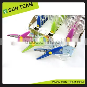 5-1/4" FDA Fancy Design Craft Scissors Zic Zig Shaped Cutting Scissor thumbnail-2