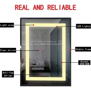Unique Design Lighted Vanity Mirror for Hotels thumbnail-1