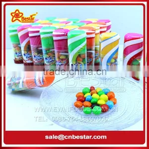Rainbow Choco Puffy Beans In Bottle thumbnail-1