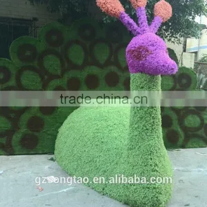 Guangzhou Professional Factory,artificial Indoor Outdoor Boxwood Peafowl Topiary thumbnail-2
