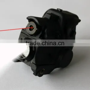 Super Compact Tactical Red Laser Sight and Strobe 80 Lumens CREE Q5 Led Flashlight Combo (FDA Certified) thumbnail-3