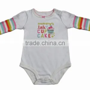 Cute Romper With Stripes for Baby 3 -12 Months thumbnail-1