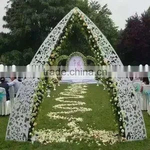 ox Horn Arched Door , Wedding/birthday/party /festival Flowers &wreaths Type Prettly Engraved Door thumbnail-4