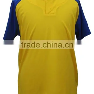 Yellow/royal Football Shirt for Man thumbnail-1