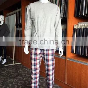 Men's 100%Cotton Knitted and Woven Pyjamas/ Homewear / Nightgown thumbnail-1