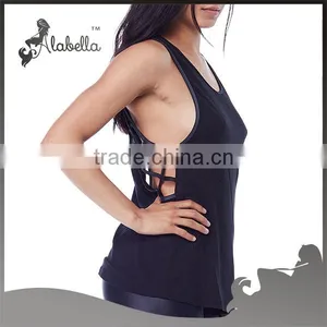 Web Sleeveless Black Top thumbnail-2