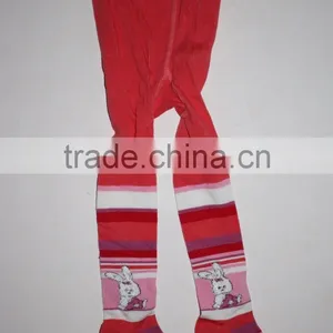 Knitted Tight Cheap Cotton Cute Jacquard Children Pantyhose thumbnail-4