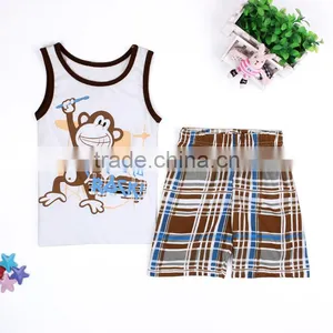 S16040A Wholesale Bamboo Cotton Baby Children Pajamas thumbnail-3