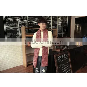 Winter Latest Fashion Elegant Wear Korean Style Special Blending Knit Men and Women New Scarf Made in China thumbnail-3