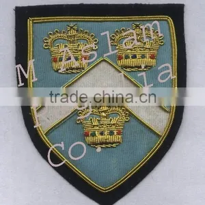Three Crowns Hand Embroidery Badge thumbnail-1