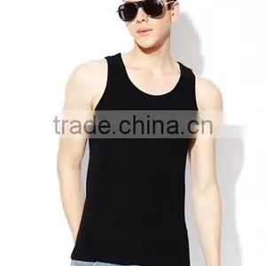 Custom Cheap Men Cotton Vest thumbnail-3