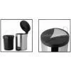 Stainless Steel Pedal Waste Bin (plastic Cover) thumbnail-3