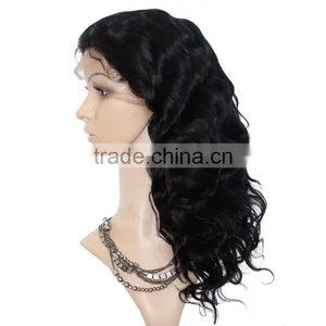 Wholesale 130% Density Body Wave Brazilian Human Hair Extensions Wigs thumbnail-3