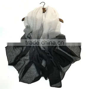 New Creative Fashion Color Gradual Change Scarf Women Spring Summer Scarves Shawl thumbnail-2