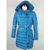 Duck Feather Double Breasted Overcoat Womens Long Down Winter Coats Blue thumbnail-1