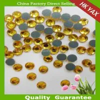 0ppm Rhinestone Less Than 90PPM Rhinestones LT.topaz Color YX1011 thumbnail-1