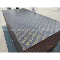 FILM FACED PLYWOOD, MR GLUE, POPLAR CORE, BROWN PRINTED FILM thumbnail-1