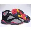 Colorful Mens Black Basketball Shoes Vii Jordan Black & Grey & Red & Purple thumbnail-1