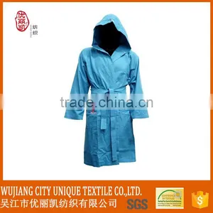 Hot Sale Multi Coloured Cozy Waffle Microfiber Bathrobe for Adults Children thumbnail-2